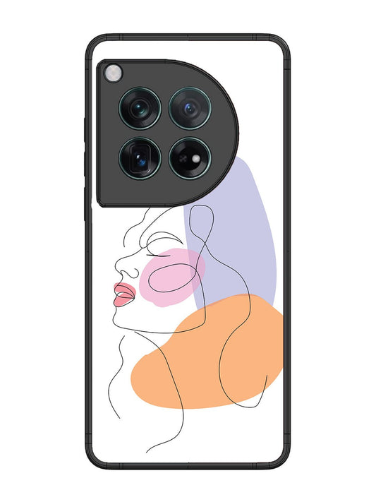 OnePlus 12 Line Art Girl Face