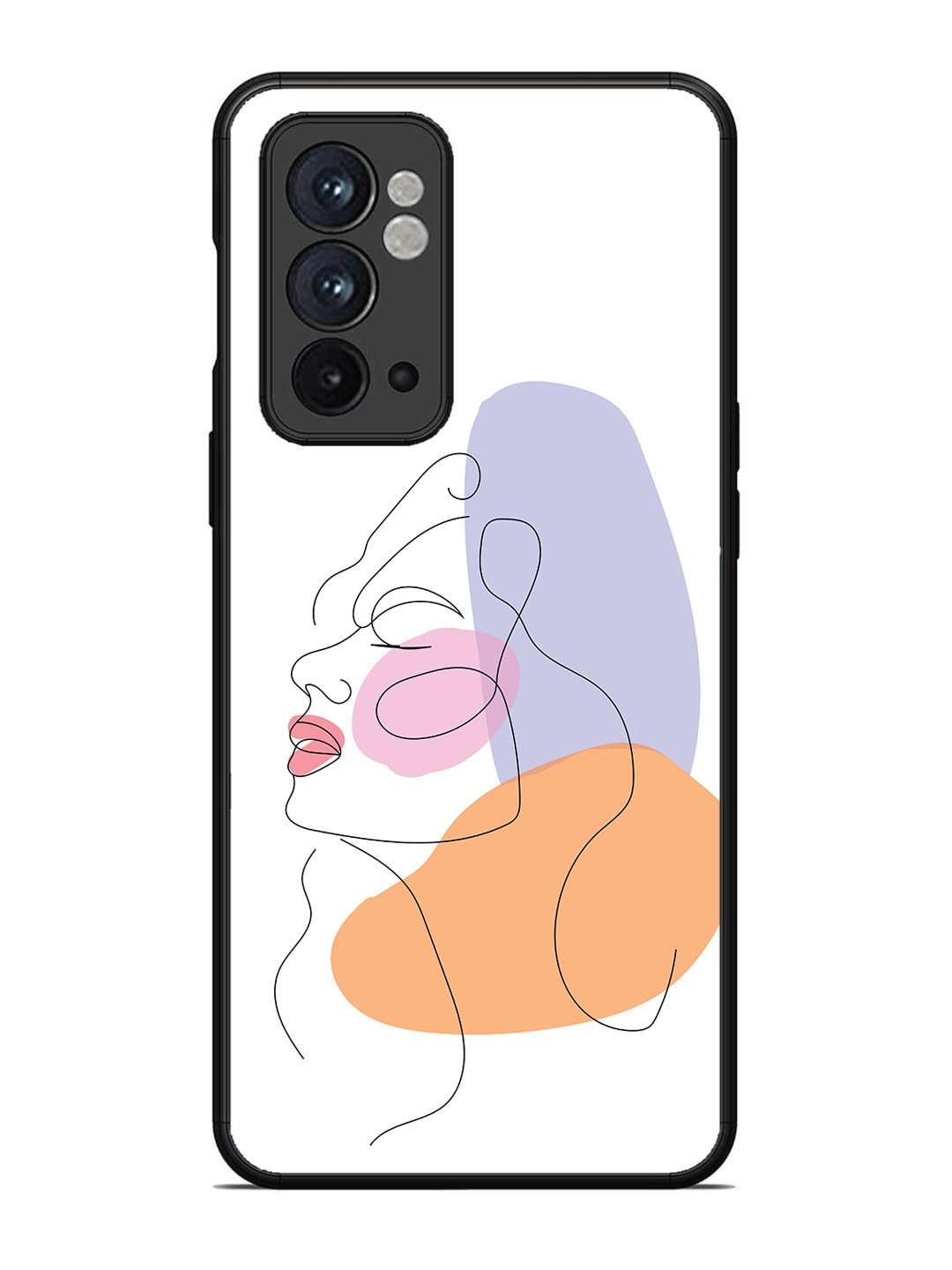 OnePlus 9RT Line Art Girl Face