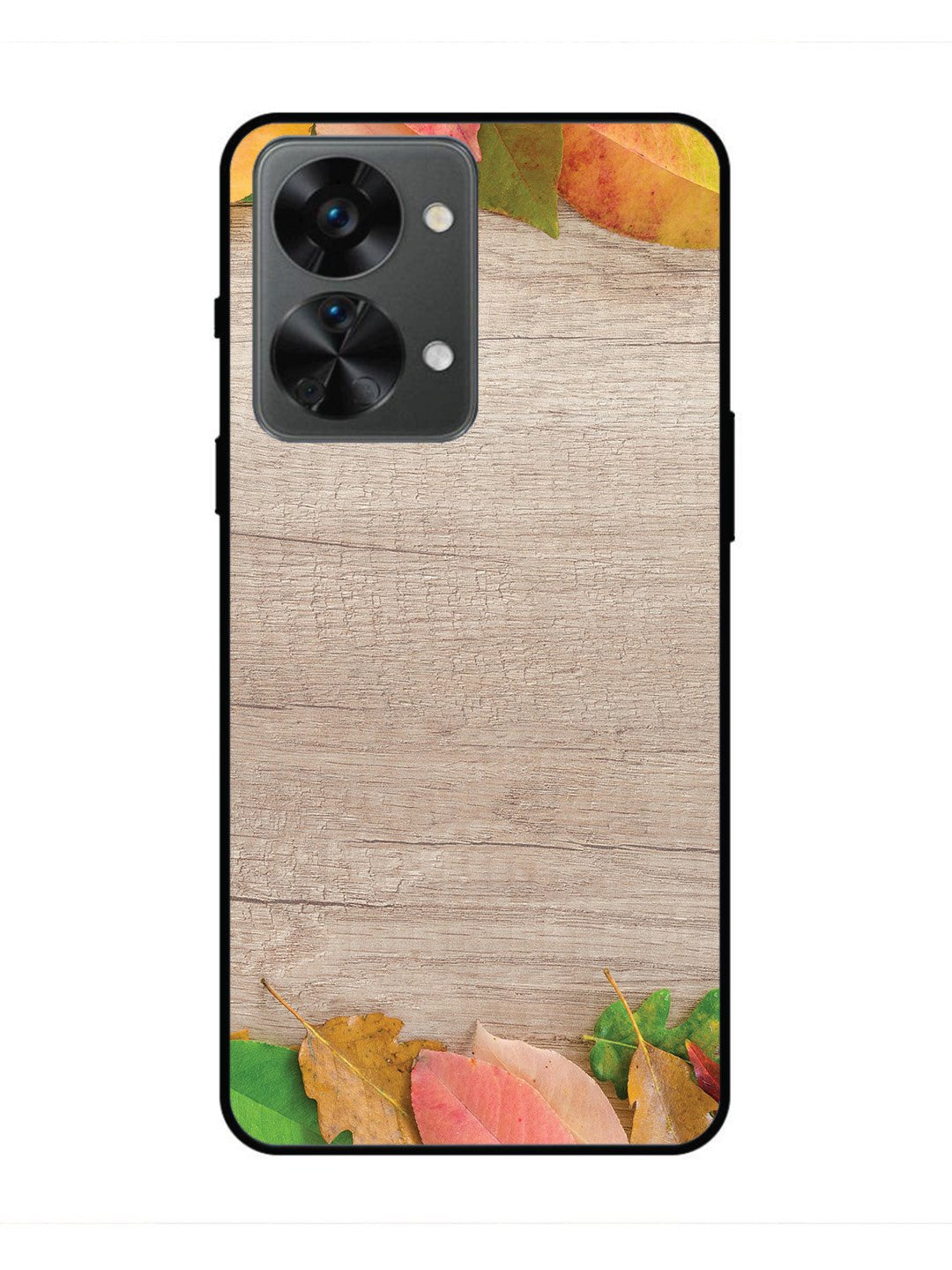 oneplus nord 2t 5g Autumn Leafs On Wooden Table