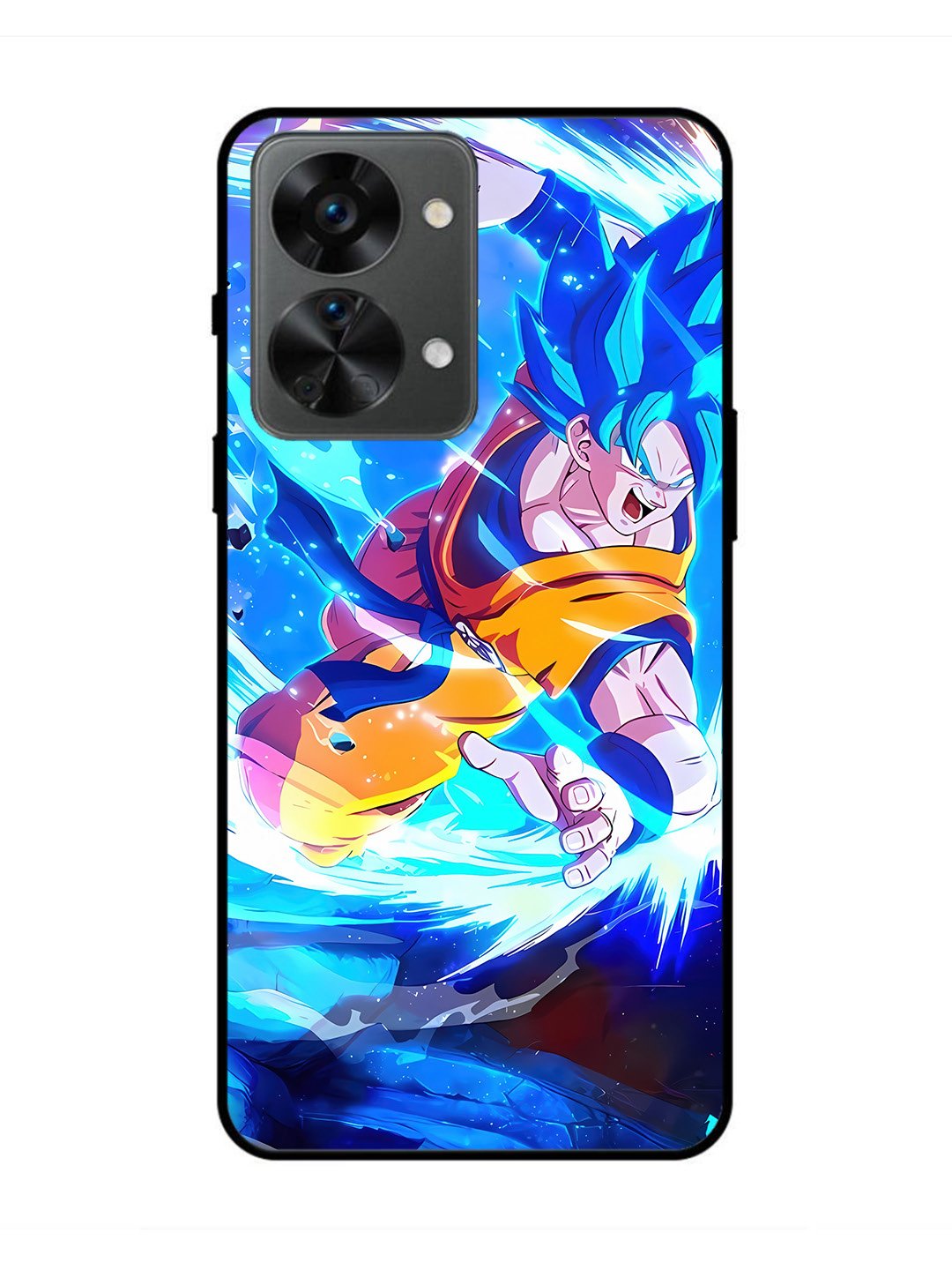 oneplus nord 2t 5g goku-blue-dragon-ball