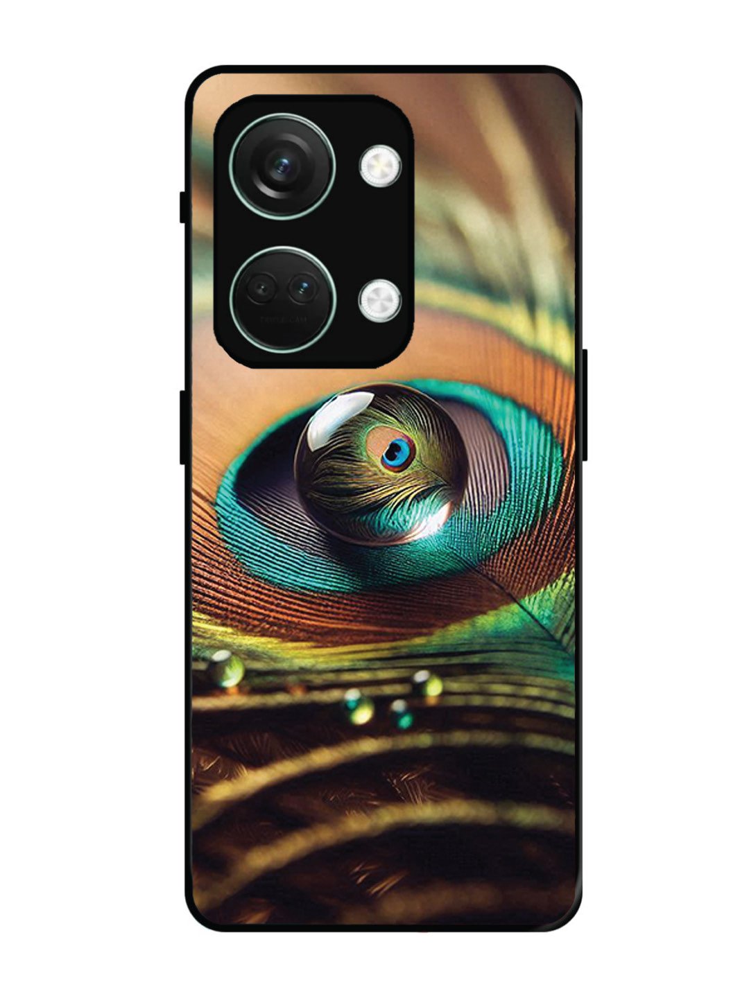 OnePlus Nord 3 Water Drop On Peacock Feather