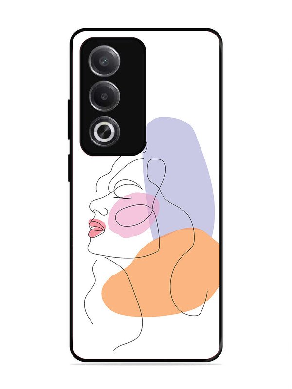Oppo A3 Pro 5G Line Art Girl Face