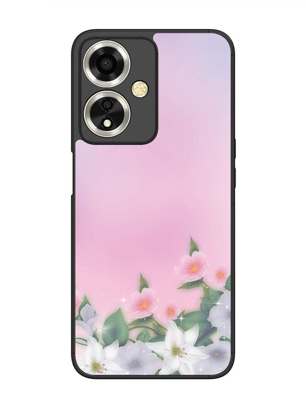oppo a59 5g Pink Floral Elegance