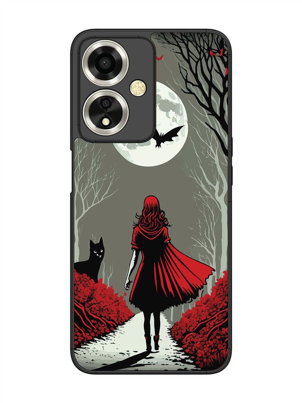 oppo a59 5g Scarlet Girl in Red Forest