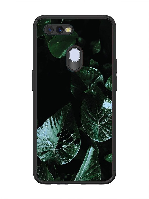 Oppo A7 Leafs at night