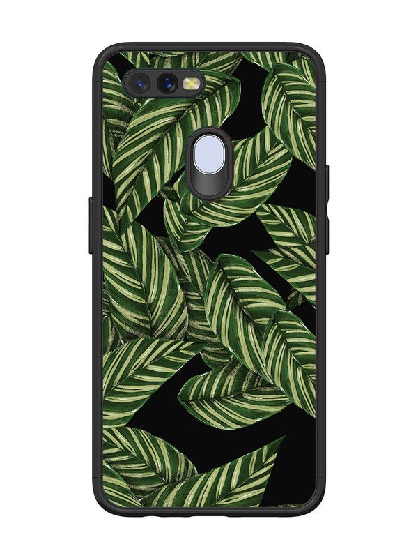Oppo A7 Leafs Pattern