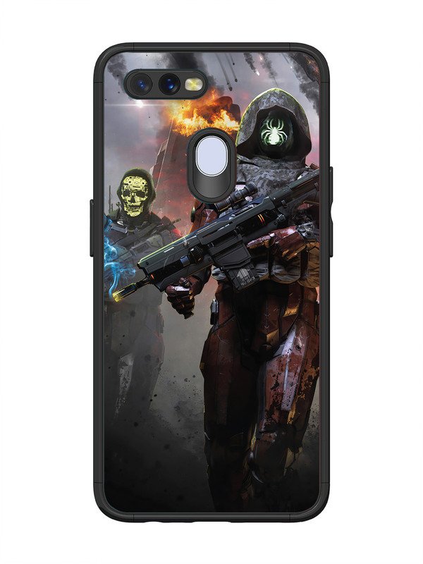 Oppo A7 Sci-Fi Soldiers