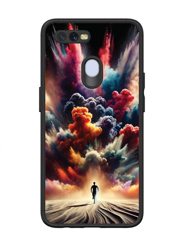 Oppo A7 colorful-blast-explosion
