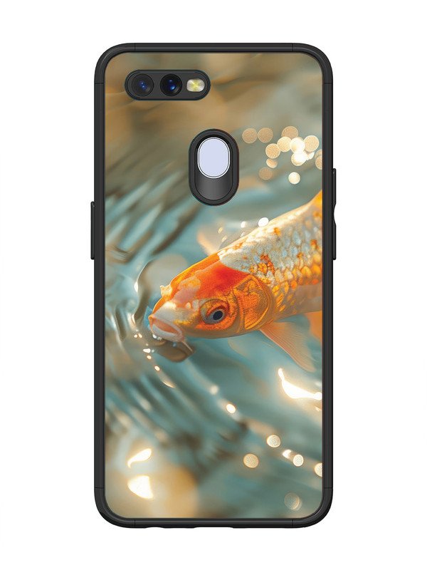Oppo A7 gold-fish-animal