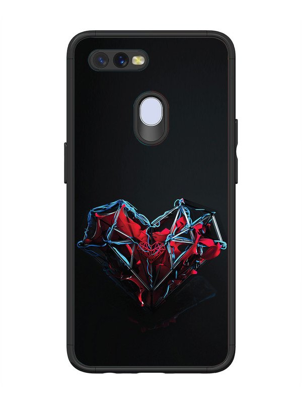 Oppo A7 heart-abstract