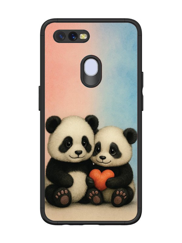 Oppo A7 Cute Baby Pandas