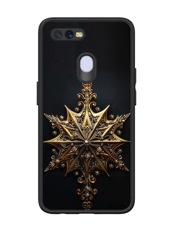 Oppo A7 Ornate Golden Star