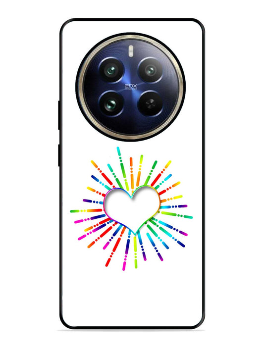 Realme 12 Pro Plus Colourful Heart on White