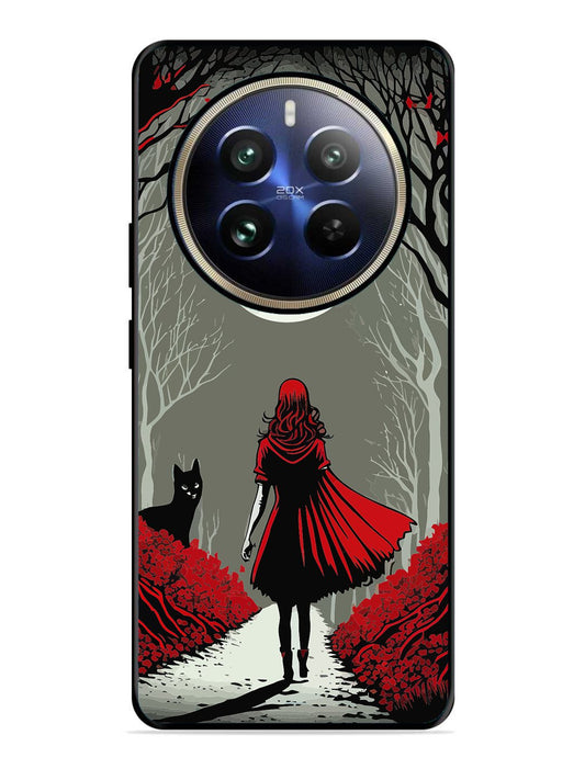 Realme 12 Pro Scarlet Girl in Red Forest