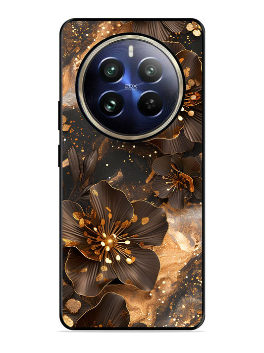 Realme 12 Pro Plus Golden Flowars