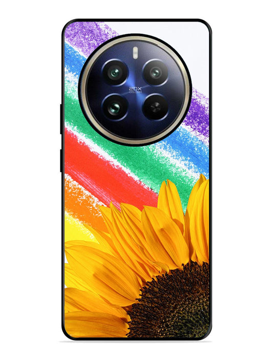 Realme 12 Pro Sunflower on Colourful Lines