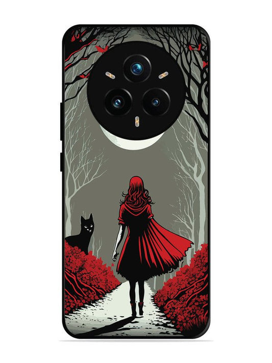 realme 14 pro plus 5g Scarlet Girl in Red Forest