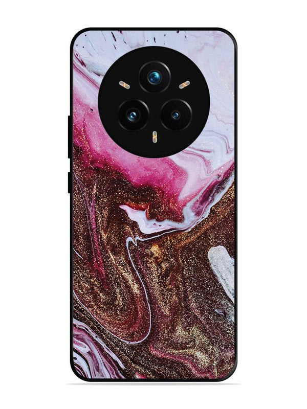 realme 14 pro plus 5g Elegant Rose & Gold Marble