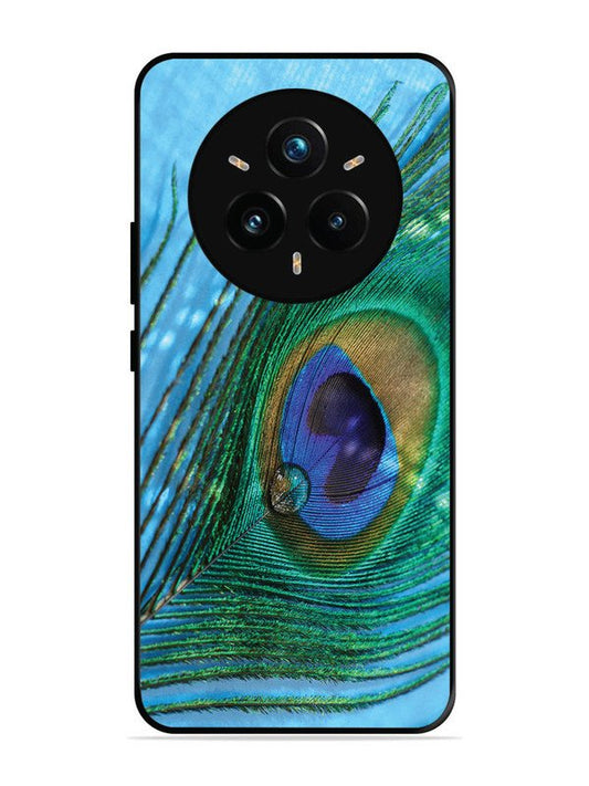 realme 14 pro plus 5g A drop on Peacock Feather