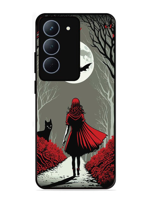 realme 14x 5g Scarlet Girl in Red Forest