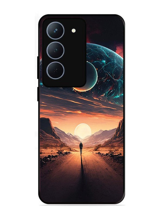 realme 14x 5g Sunset with space scene
