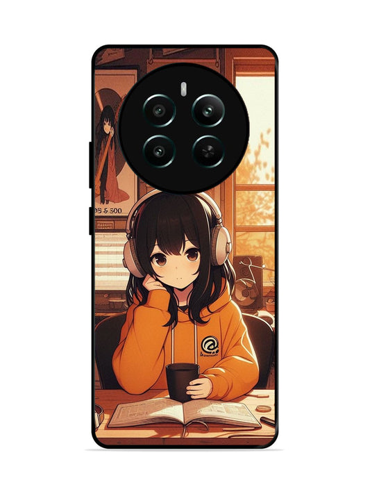 Realme 12 Plus Cute Girl listening Music