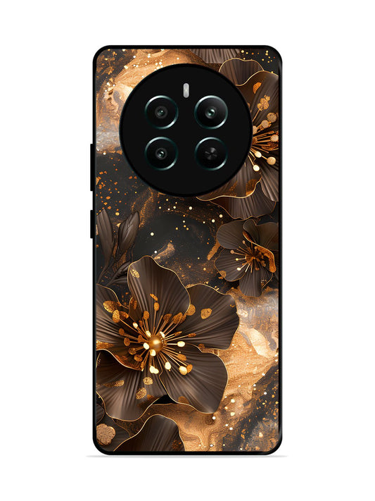 Realme 12 Plus Golden Flowars