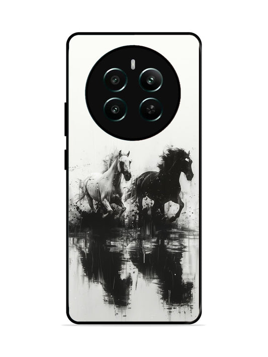 Realme 12 Plus Black & White Horse