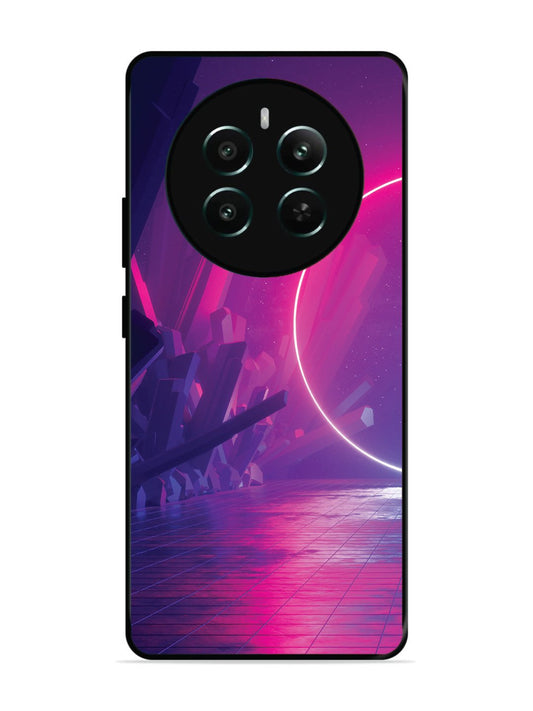 Realme 12 Plus abstract with Neon Light