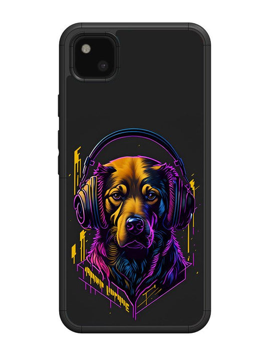 Google Pixel 4A Music Lover Dog