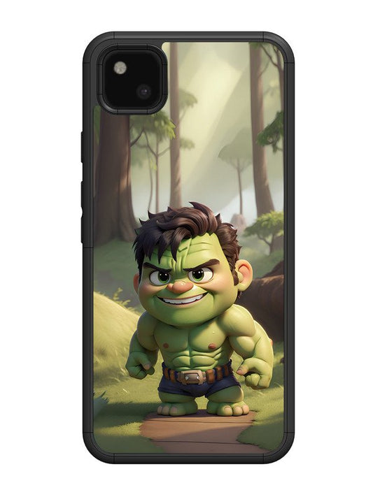 Google Pixel 4A cute baby hulk
