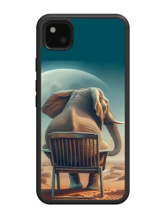 Google Pixel 4A Baby Elephant om chair