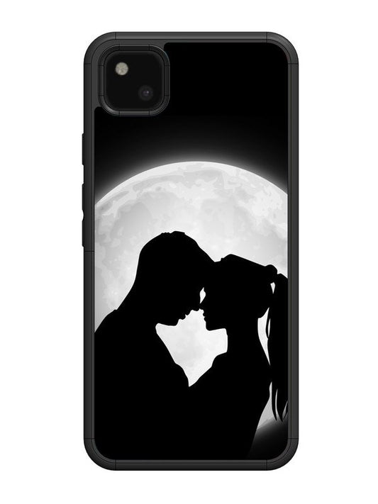 Google Pixel 4A Couple on Moon