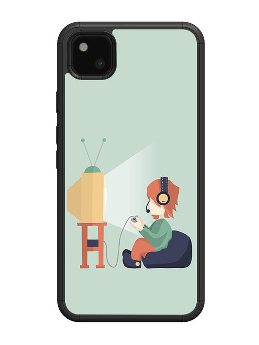 Google Pixel 4A Kid Playing Game