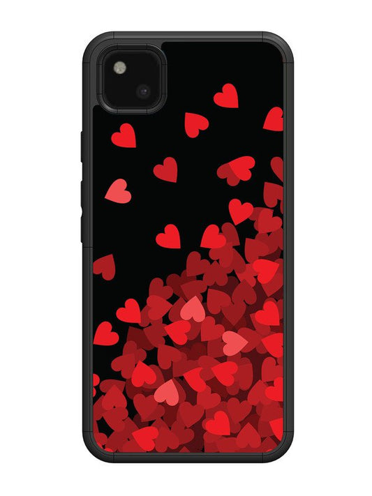 Google Pixel 4A Red Hearts