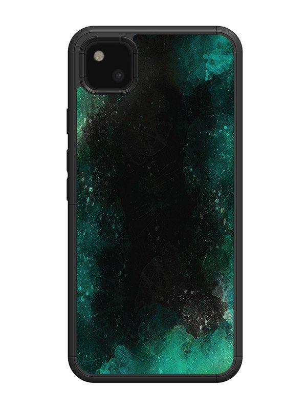 Google Pixel 4 xl Dark Black And Green Forest