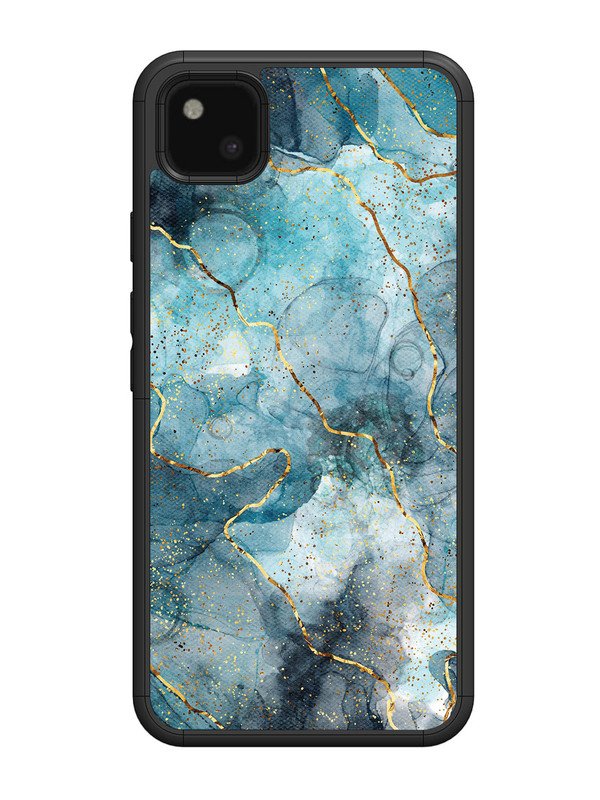 Google Pixel 4A Oceanic Golden Strip Marble
