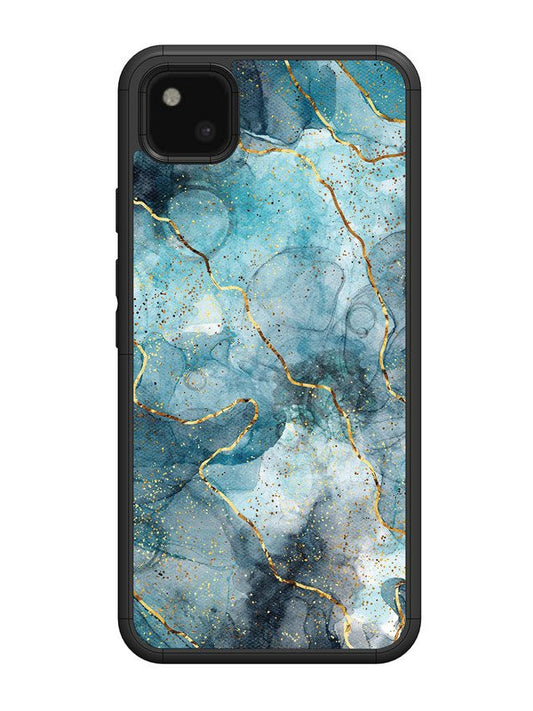 Google Pixel 4A Oceanic Golden Strip Marble