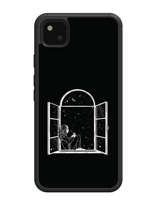 Google Pixel 4A Little Girl on Window