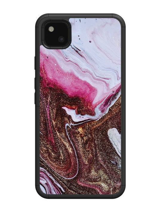 Google Pixel 4A Elegant Rose & Gold Marble