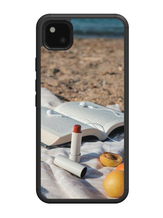 Google Pixel 4A Lipstick & Book
