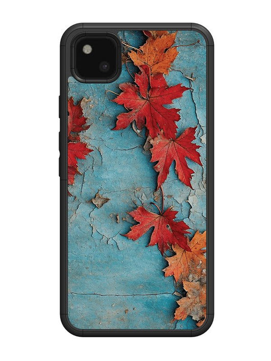 Google Pixel 4A Autumn Leafs Marble