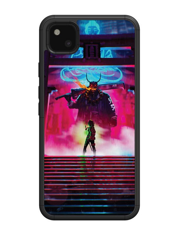 Google Pixel 4A Cyberpunk Yokai Monster