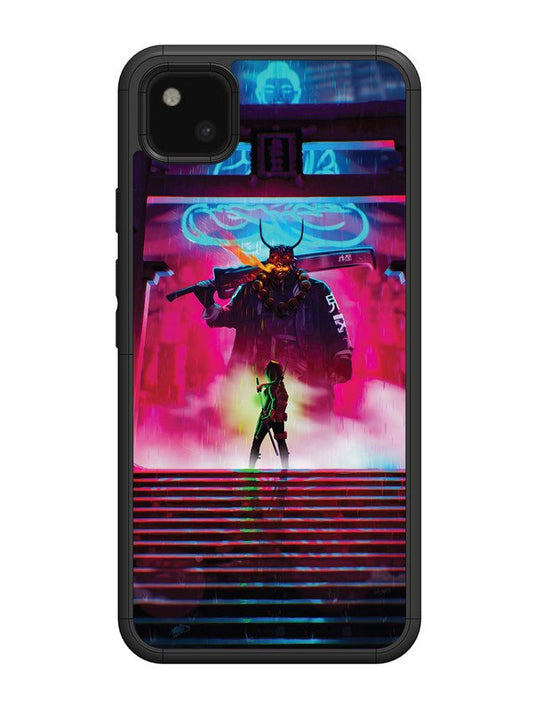 Google Pixel 4A Cyberpunk Yokai Monster