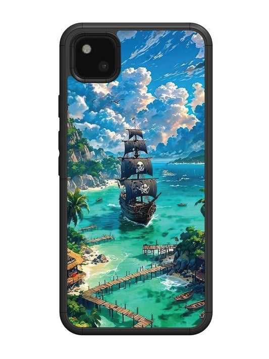 Google Pixel 4A Pirate Ship Island