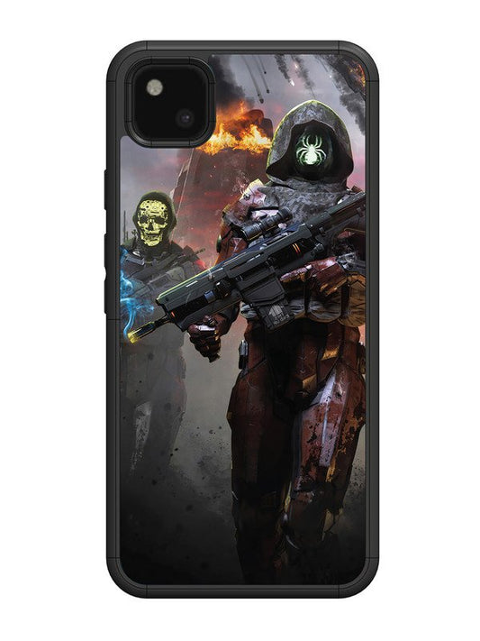 Google Pixel 4A Sci-Fi Soldiers