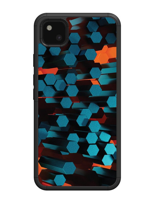 Google Pixel 4A Hexagon 3D Abstract
