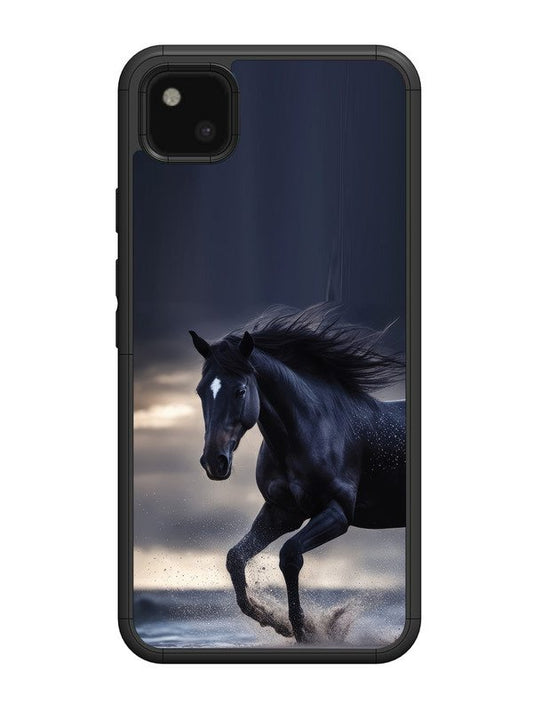Google Pixel 4A black-horse-animal