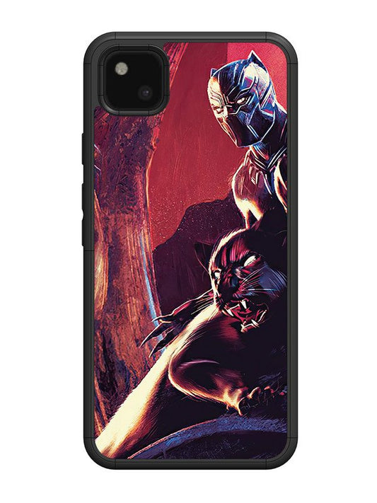 Google Pixel 4A black-panther-marvel-comics