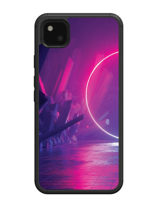 Google Pixel 4A abstract with Neon Light
